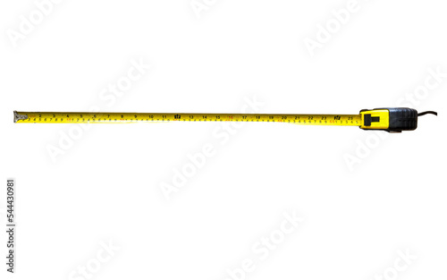 yellow measuring tape in PNG, yellow tape measure without background