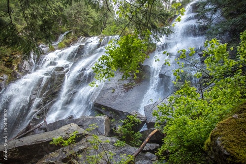 Waterfall on the way to Serene Lake, Washington State, Seattle