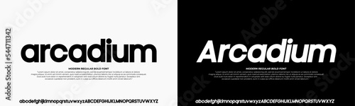 Modern Bold Font. Sans Serif Font. Regular Italic Uppercase Lowercase Typography urban style alphabet fonts for fashion, sport, technology, digital, movie, logo design, vector illustration