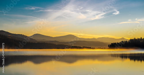 Chatcolet Lake in Early Fall in Idaho