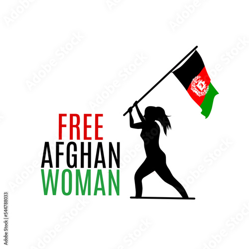 illustration vector of free afghanistan woman,stop violence,perfect for protest,poster,etc.