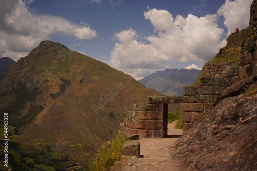 Pisac ruins in Peru