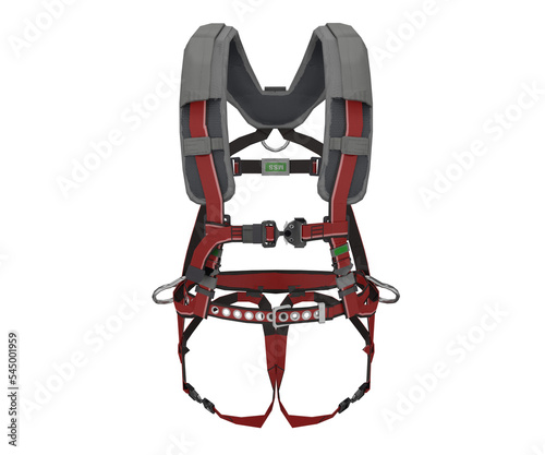 3d rendering realistic construction safety harness
