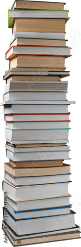 Stack of textbooks