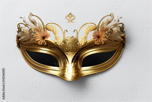 Venetian carnival mask carnival background with copy space