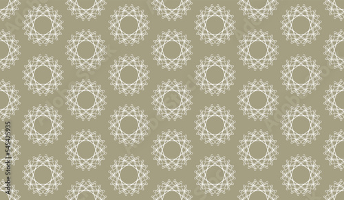 abstract luxury elegant white and grey floral seamless pattern