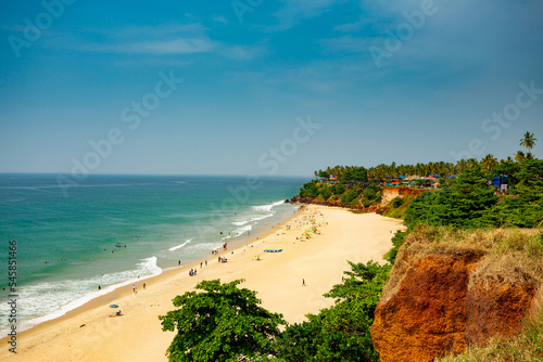 Varkala beach in Kerala, India