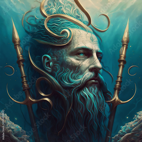 Poseidon Greek God of the Ocean Neptune Roman