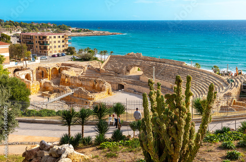 Roman amphitheater in Tarragona, Spain- Catalonia