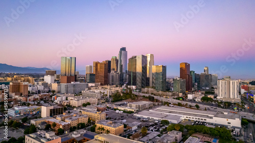 Downtown Los Angeles Sunset