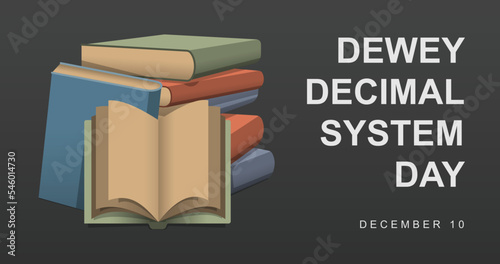 Dewey Decimal System Day background.