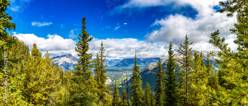 Bow Valley in Banff national park