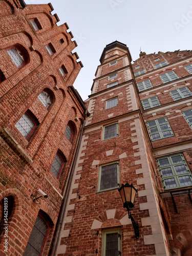buildings of Gdansk, near old town