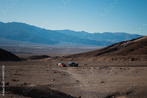 landscape in the Death Valley