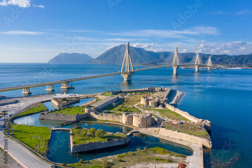 Charilaos Trikoupis Bridge, longest multi-span cable-stayed bridges and longest of the fully suspended type, Greece