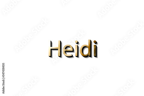 HEIDI 3D MOCKUP