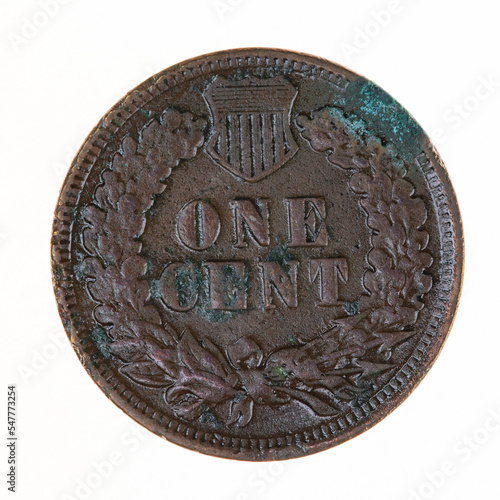 1904 USA American One Cent Coin
