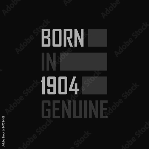 Born in 1904, Genuine. Birthday gift for 1904