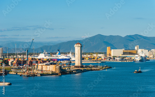 Port of Livorno, Mediterranean Sea, Italy, Europe