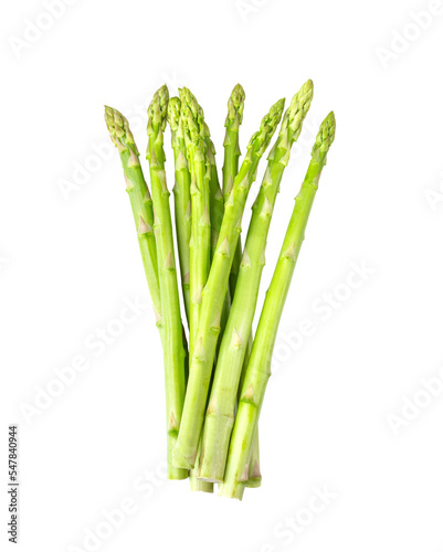 Fresh asparagus isolated on transparent png