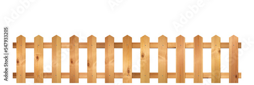 Rural wooden fence isolated. png