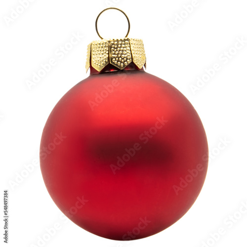 single red christmas tree ball