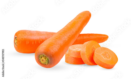 Fresh carrot on transparent png