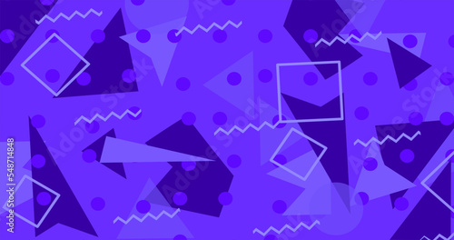 Purple geometric abstract background with shape pattern