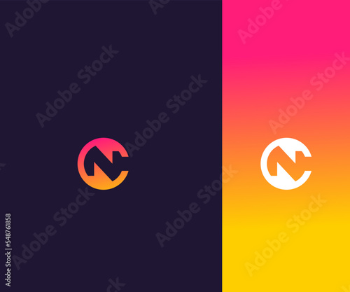 CN, NC Letter Logo Vector Template Abstract Monogram Symbol . Usable for Business sport, technology, fashion, digital And future creative logo