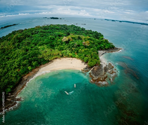 gamez island in the gulf of chiriqui - panama