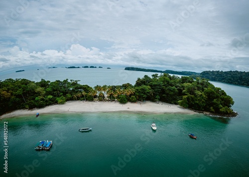 gamez island in the gulf of chiriqui - panama