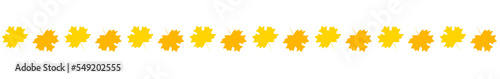 Jesienne liście linia Autumn leaves line