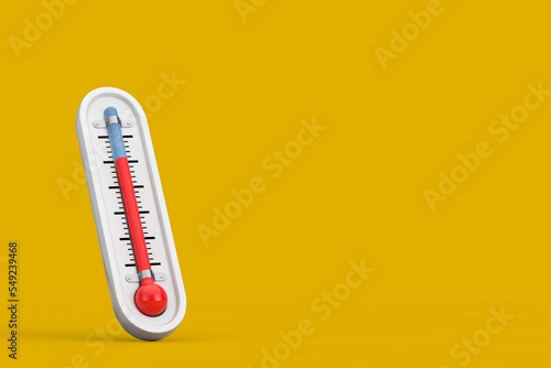 Outdoor Thermometer. 3d Rendering