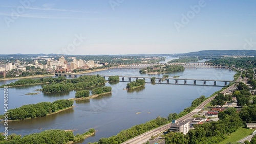 Bridges across the Susquehanna River in Harrisburg, Pennsylvania