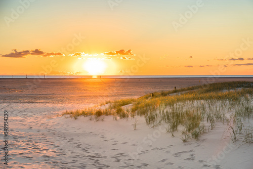 Sunset in the North Sea