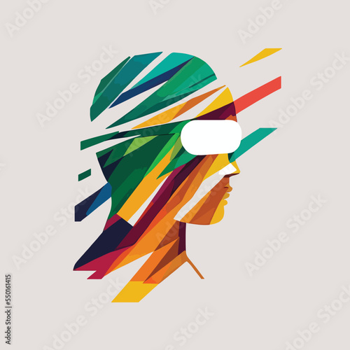 Blind person or visually impaired people, blindness, visual impairment or vision loss, no or low vision, blind, no sight, disabled or disability, concept design vector illustration 