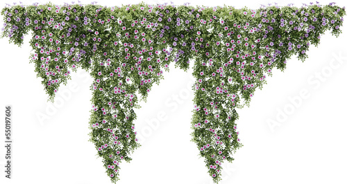 Flower vines cutout