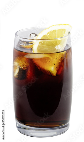 Cola Glas Zitrone PNG