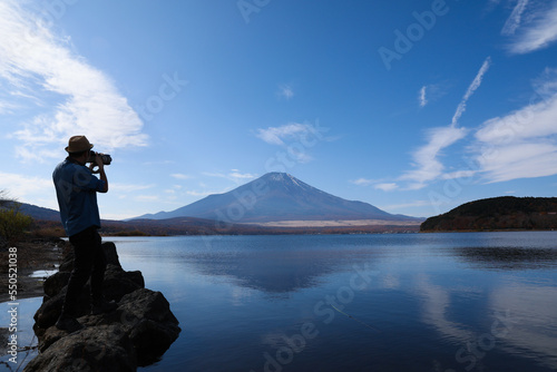 富士山とカメラ男子_2
