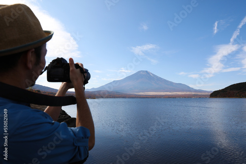 富士山とカメラ男子_4