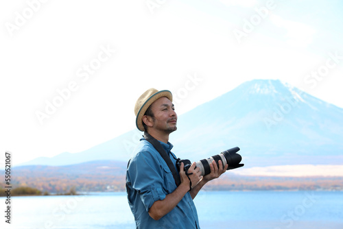 富士山とカメラ男子_6