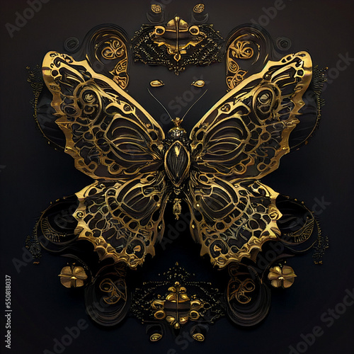 butterfly artdeco specimen