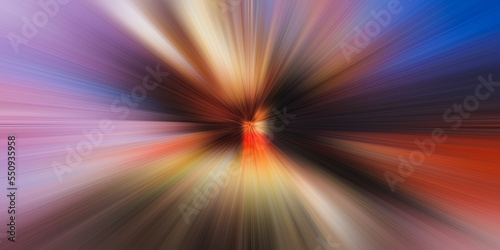 speed motion blur abstract background with rays illustration