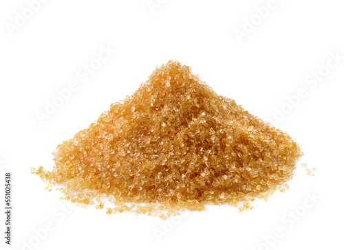 Brown sugar on transparent png