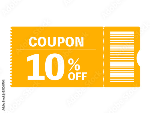Illustration of a simple coupon