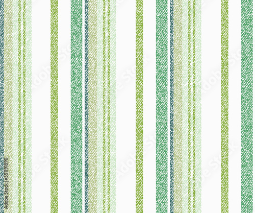 Trendy striped green wallpaper. Vintage stripes vector pattern seamless twill fabric texture. Template stripe wrapping paper for christmas gift card or print and web design.