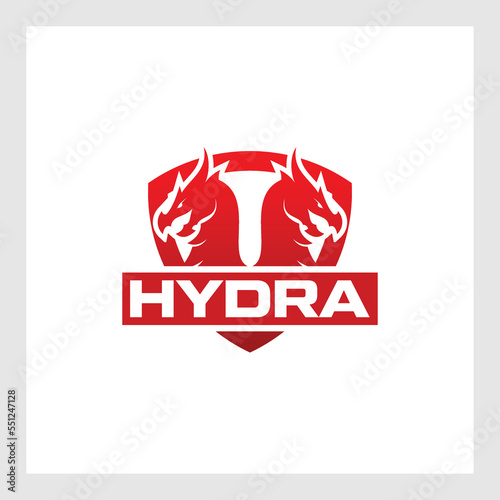 hydra mascot esport logo design