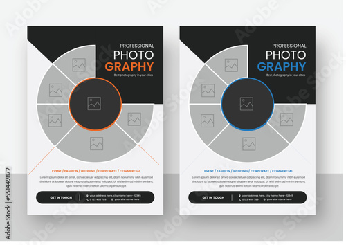 Photo Workshop Flyer Template, Professional photographer business flyer