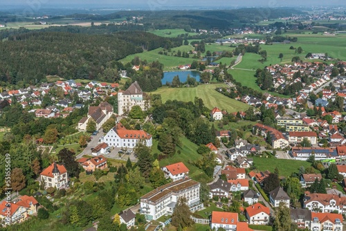 Ausblick auf Bad Grönenbach - staatlich anerkannter Kurort im Unterallgäu