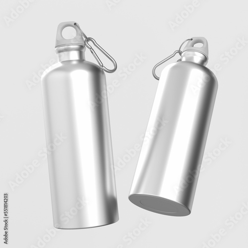 3d aluminium water bottle